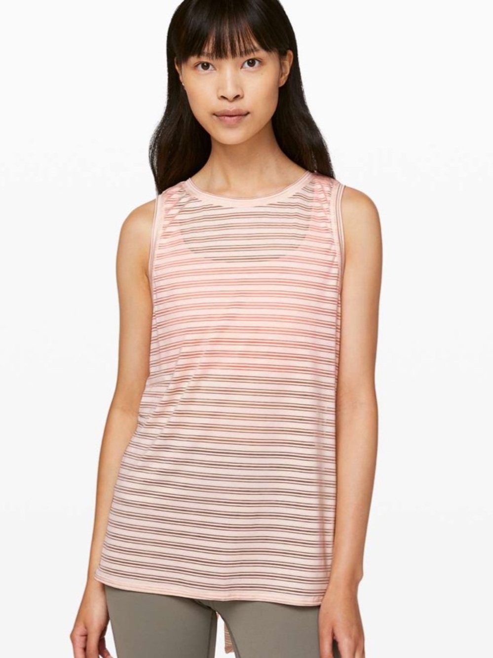 Lululemon Meet Halfway Tank *Striped Women’s Size 8